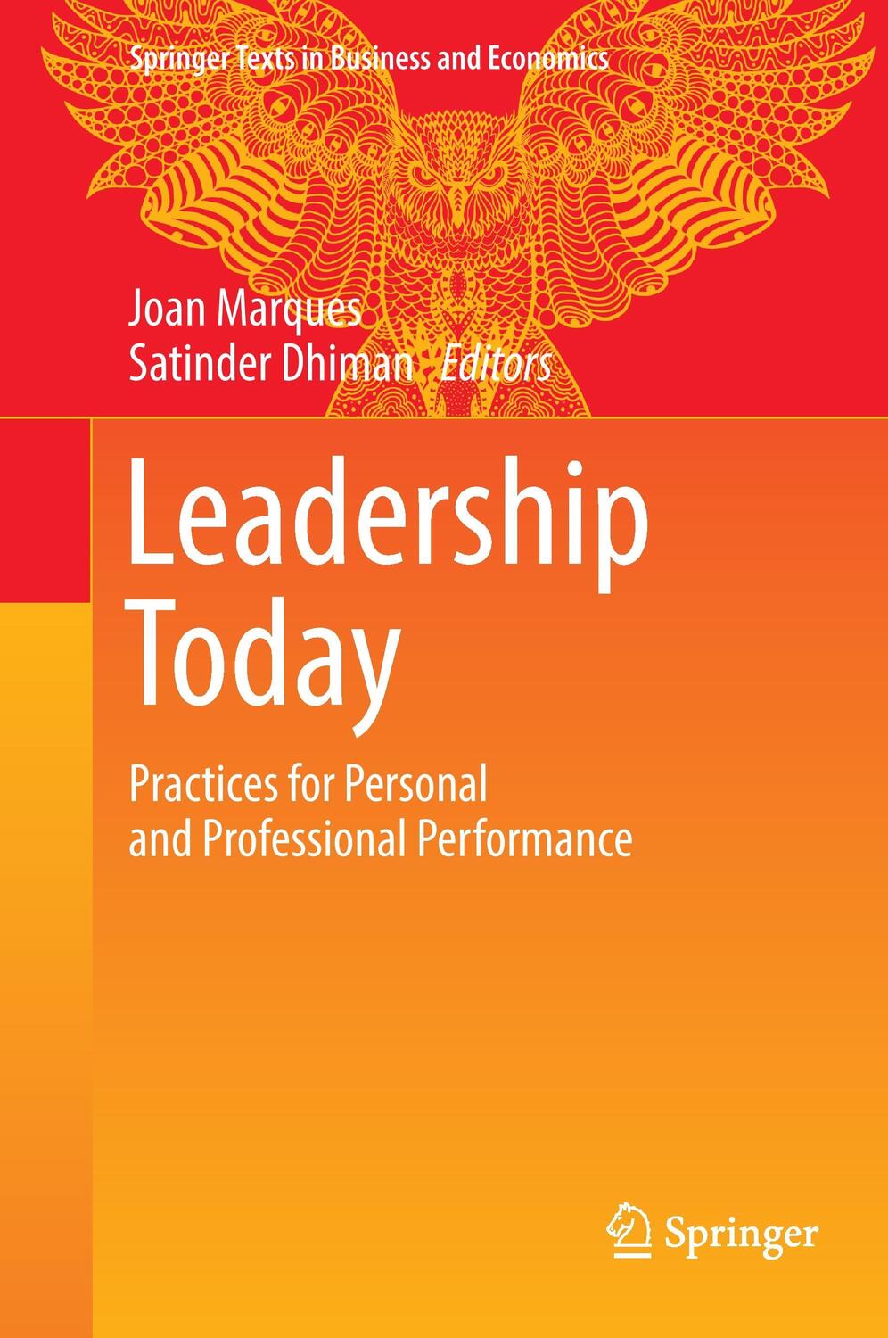 Cover: 9783319310343 | Leadership Today | Practices for Personal and Professional Performance