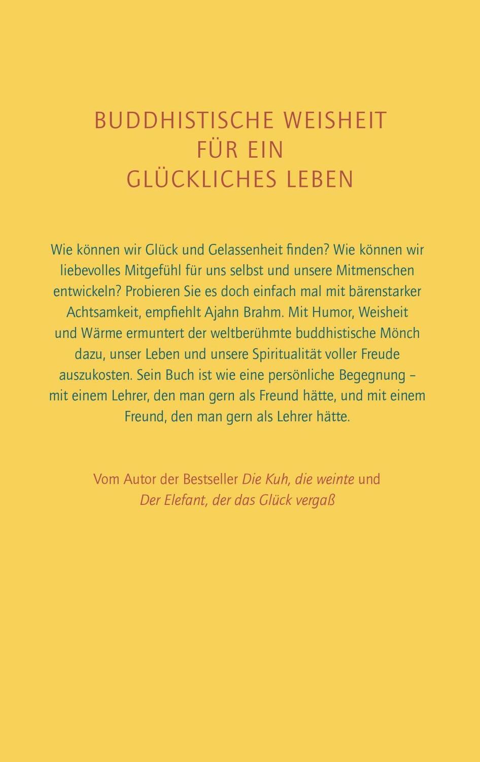 Bild: 9783778782781 | Wie hilft der Bär beim Glücklichsein? | Ajahn Brahm | Buch | 272 S.