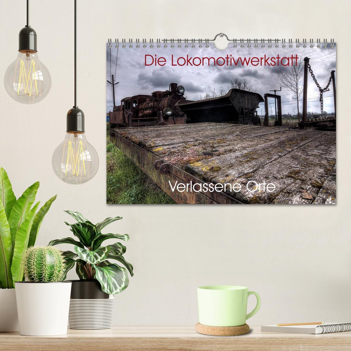 Bild: 9783435610938 | Verlassene Orte - Die Lokomotivwerkstatt (Wandkalender 2025 DIN A4...