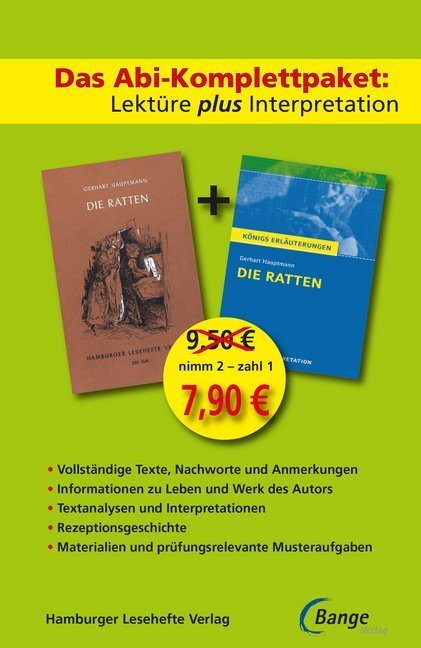 Cover: 9783872919151 | Das Abi-Komplettpaket. Lektüre plus Interpretation - Die Ratten | Buch