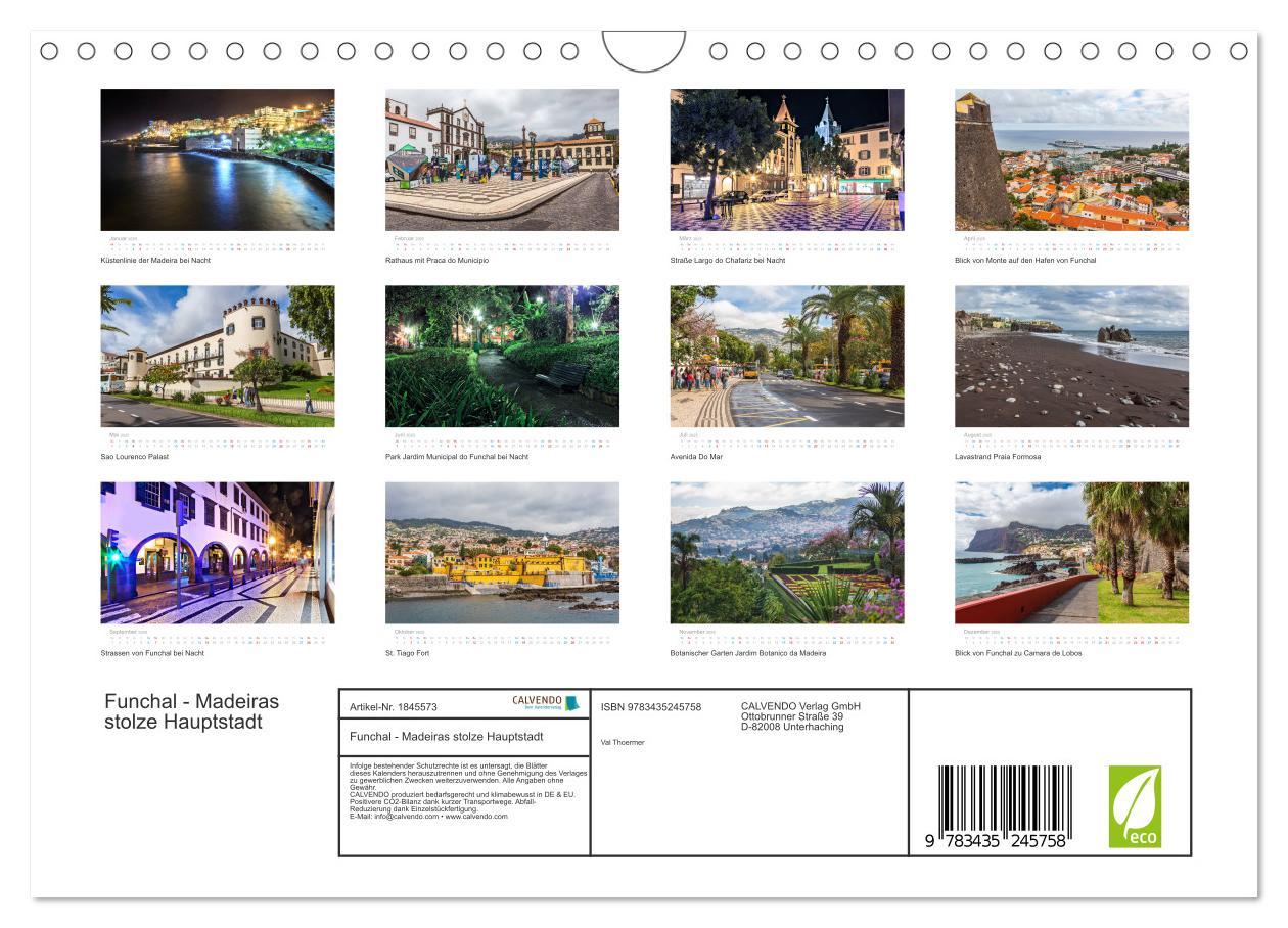 Bild: 9783435245758 | Funchal - Madeiras stolze Hauptstadt (Wandkalender 2025 DIN A4...