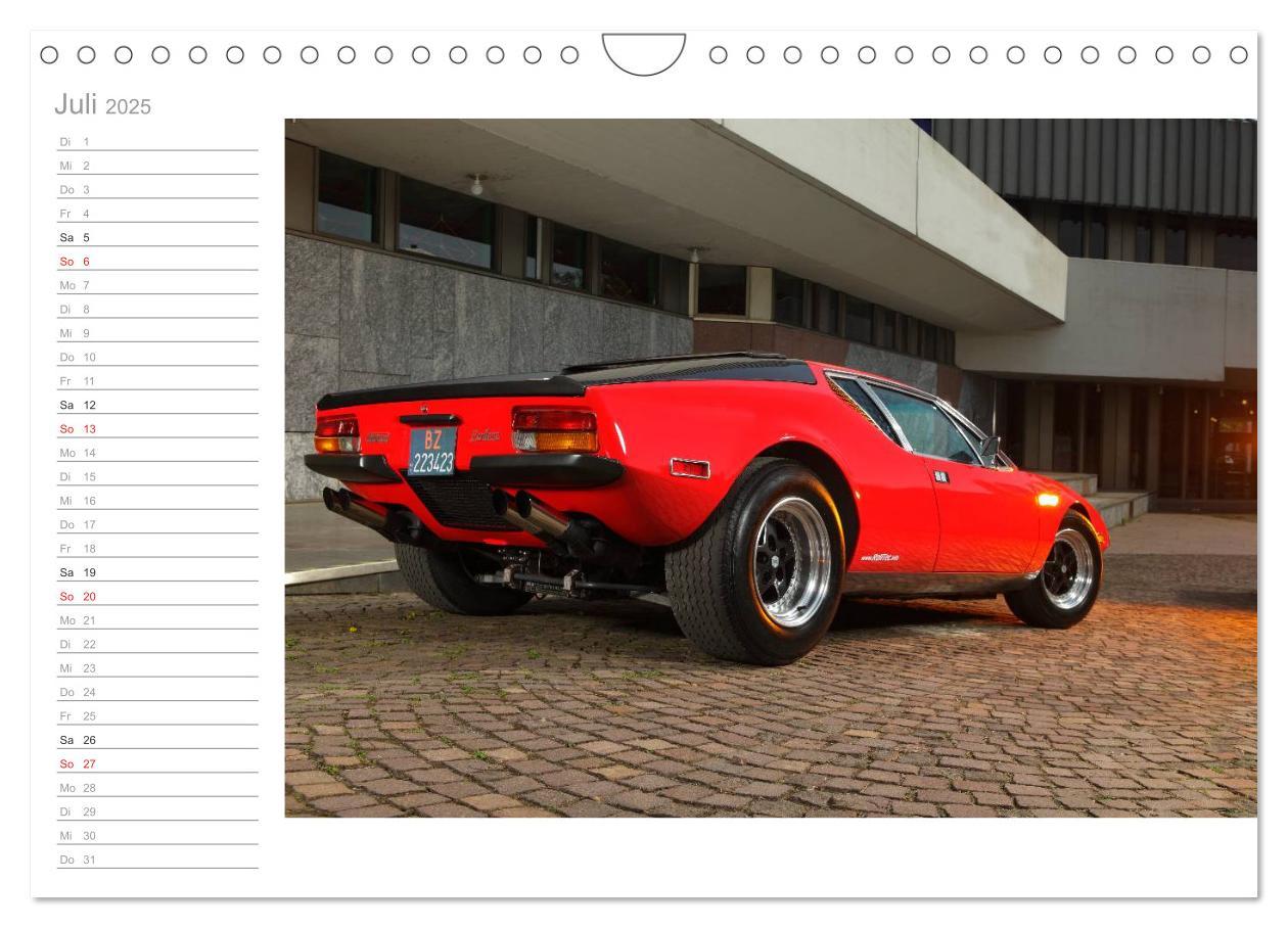 Bild: 9783435537242 | De Tomaso Pantera (Wandkalender 2025 DIN A4 quer), CALVENDO...