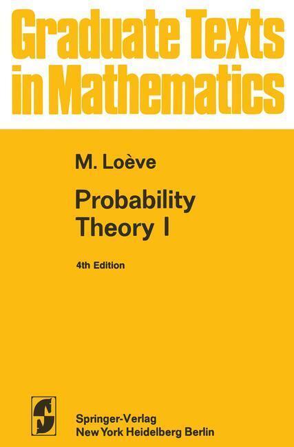 Bild: 9780387902104 | Probability Theory I | M. Loève | Buch | HC runder Rücken kaschiert