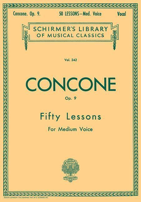 Cover: 9780793553440 | 50 Lessons, Op. 9 | Concone Joseph | Taschenbuch | Buch | Englisch