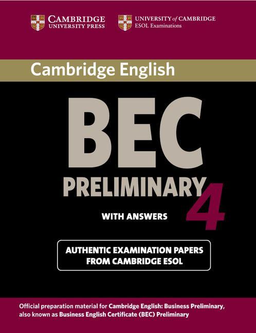 Cover: 9780521739238 | Cambridge BEC 4 Preliminary | Cambridge Esol | Taschenbuch | Paperback