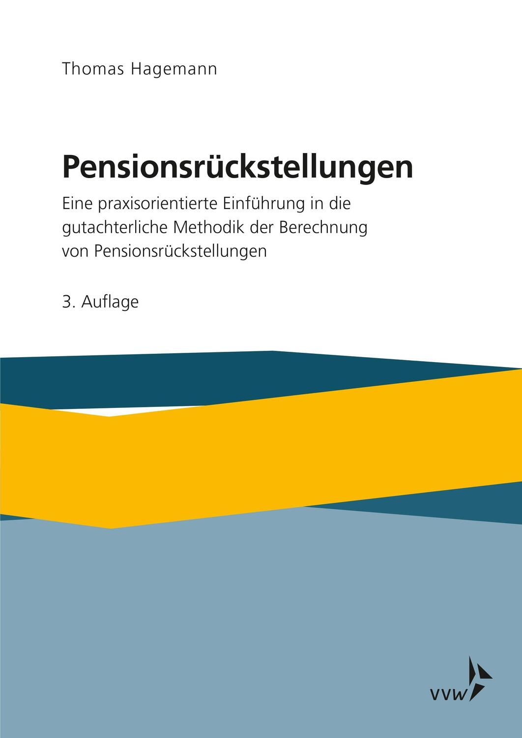 Cover: 9783963290275 | Pensionsrückstellungen | Thomas Hagemann | Taschenbuch | Deutsch