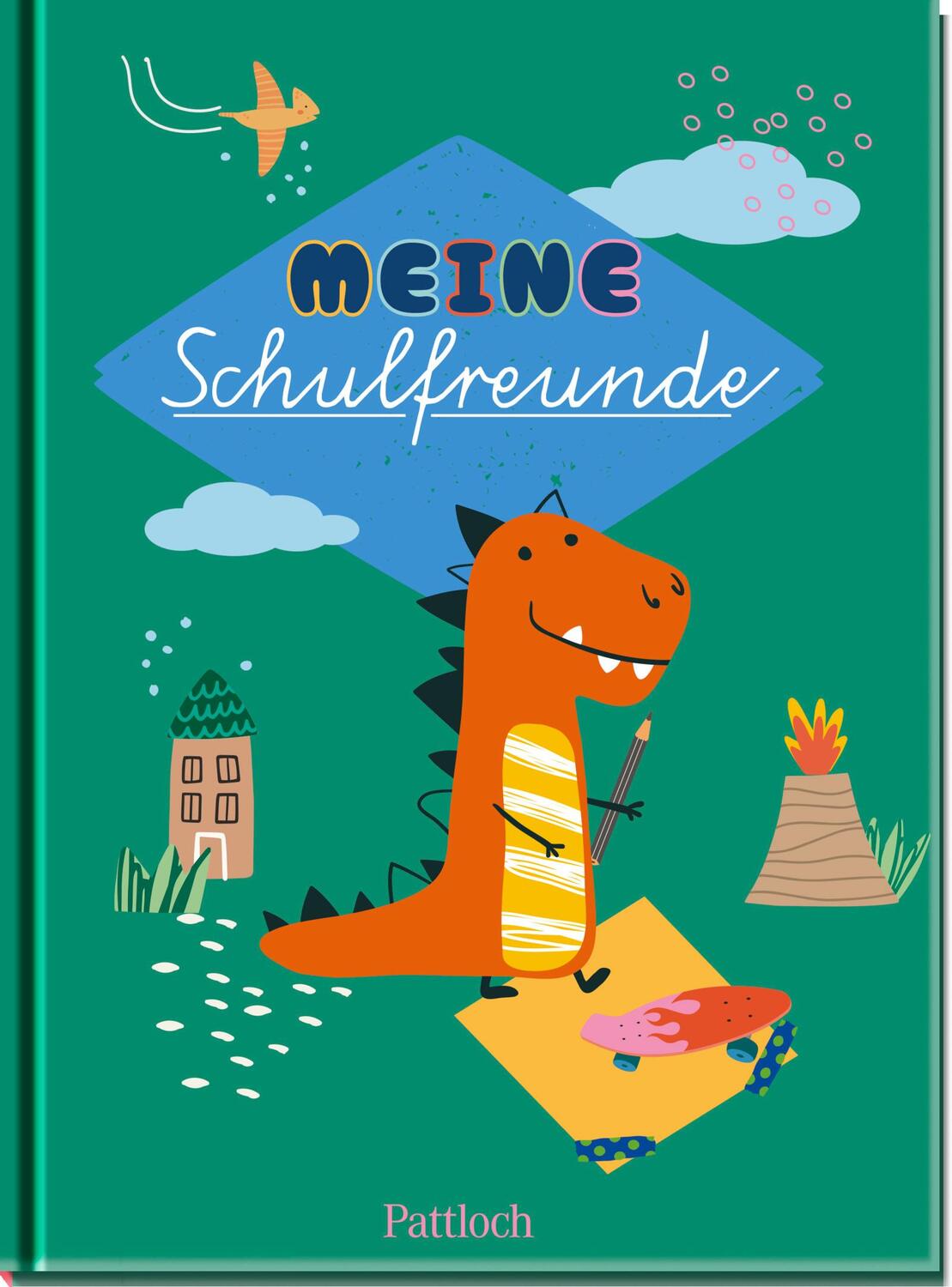 Cover: 4260308345241 | Meine Schulfreunde (Dino) | Pattloch Verlag | Notizbuch | 64 S. | 2024