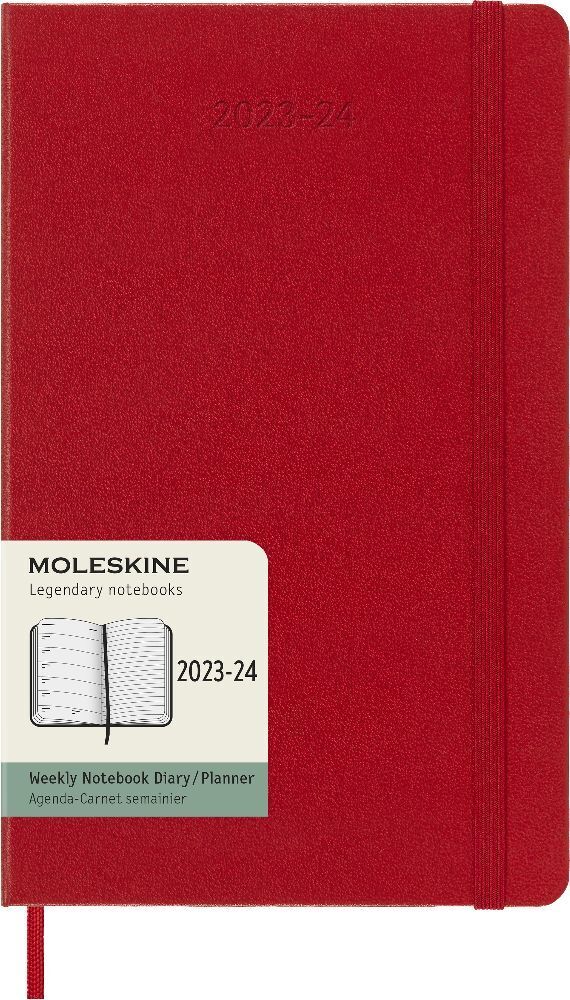 Bild: 8056598856927 | Moleskine 18 Monate Wochen Notizkalender 2023/2024, Large/A5,...