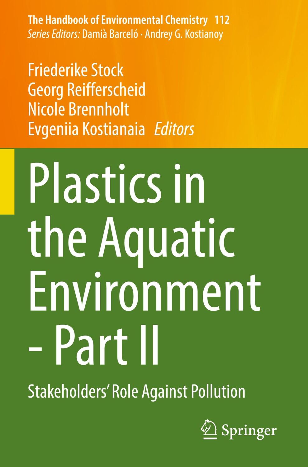 Cover: 9783030841164 | Plastics in the Aquatic Environment - Part II | Stock (u. a.) | Buch