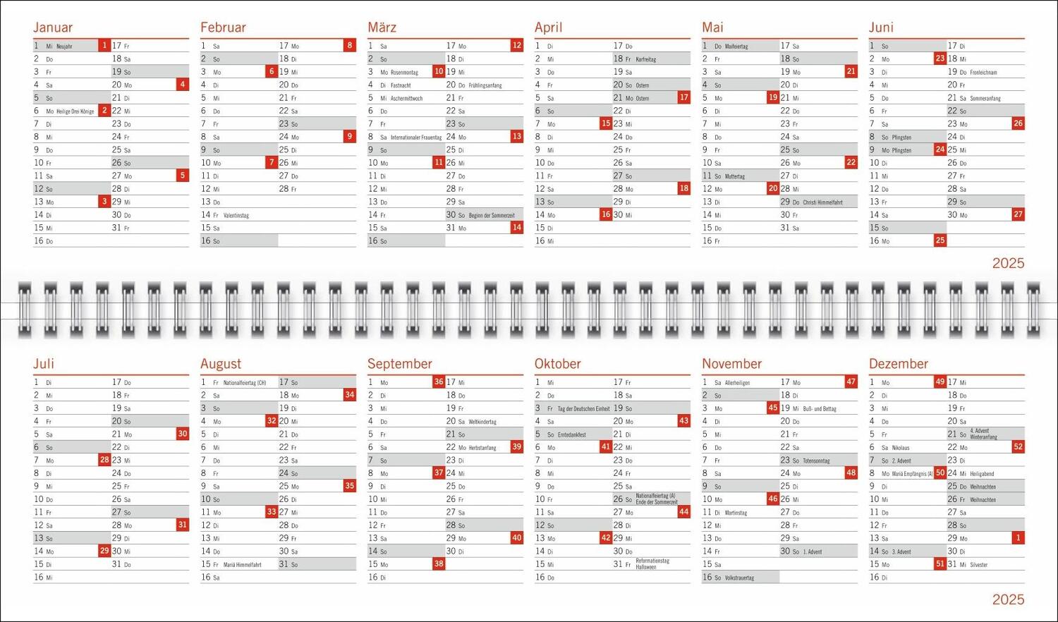 Bild: 9783756406548 | Helme Heine: Wochenquerplaner 2025 | Helme Heine | Kalender | 112 S.