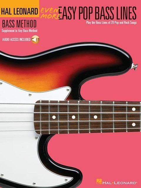 Cover: 73999077896 | Even More Easy Pop Bass Lines - Hal Leonard Bass Method Book/Online...