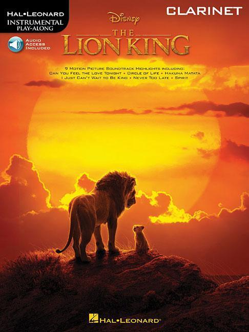 Cover: 9781540065636 | The Lion King for Clarinet | Instrumental Play-Along | Zimmer | 2019