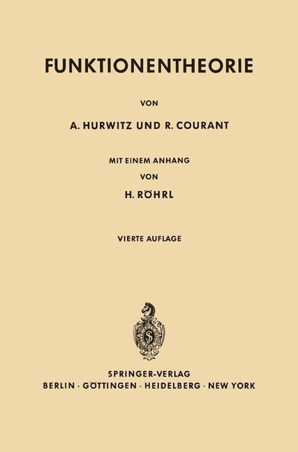Cover: 9783642493799 | Vorlesungen Über allgemeine Funktionentheorie und elliptische...
