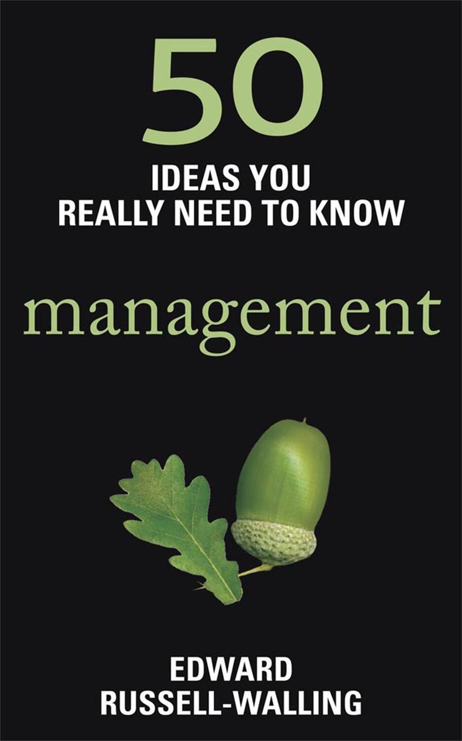 Cover: 9781780875835 | 50 Management Ideas You Really Need to Know | Edward Russell-Walling