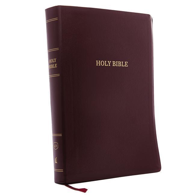 Cover: 9780785215622 | KJV Holy Bible, Super Giant Print Reference Bible, Burgundy...