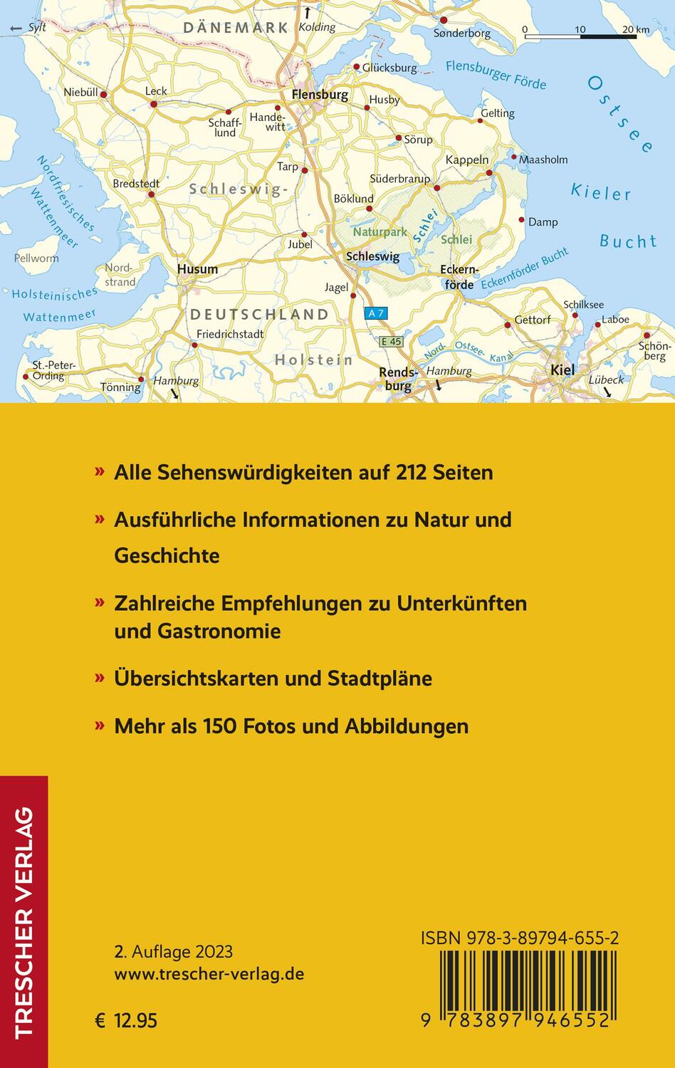 Rückseite: 9783897946552 | TRESCHER Reiseführer Schlei | Franz-Josef Krücker (u. a.) | Buch