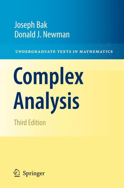 Cover: 9781441972873 | Complex Analysis | Donald J. Newman (u. a.) | Buch | Englisch | 2010