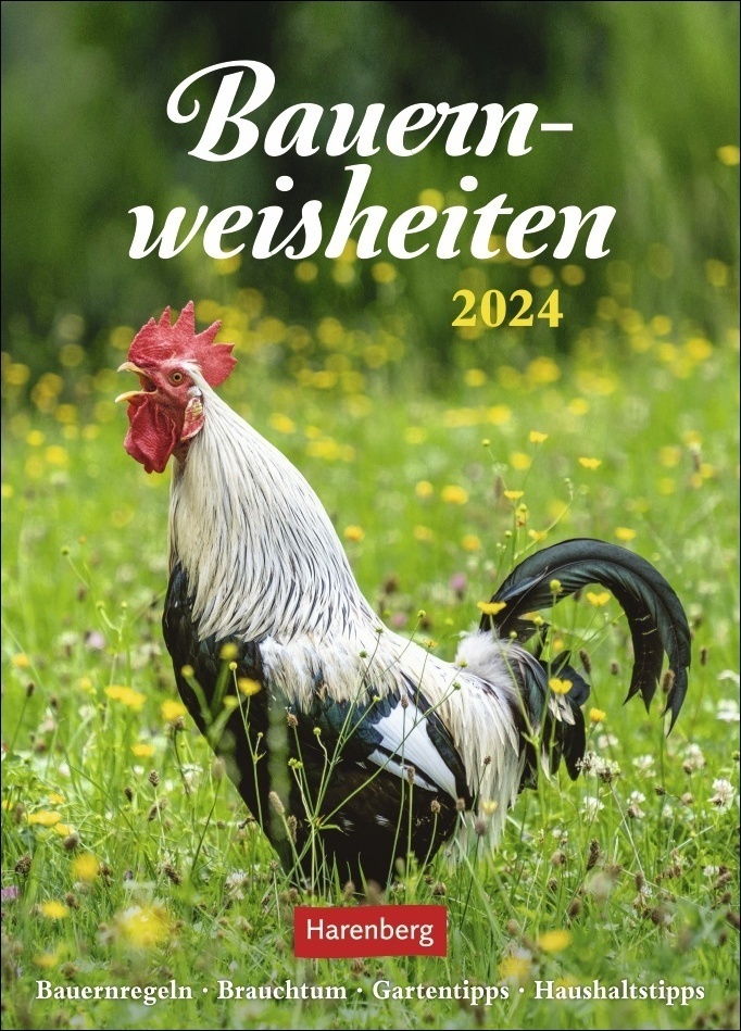 Cover: 9783840031625 | Bauernweisheiten Wochenkalender 2024. Kleiner Wandkalender mit 53...