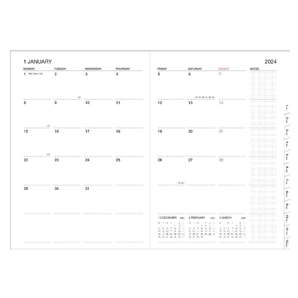 Bild: 4550045107098 | MARK'S 2023/2024 Taschenkalender A5 vertikal, COLORS, Pink | Kalender