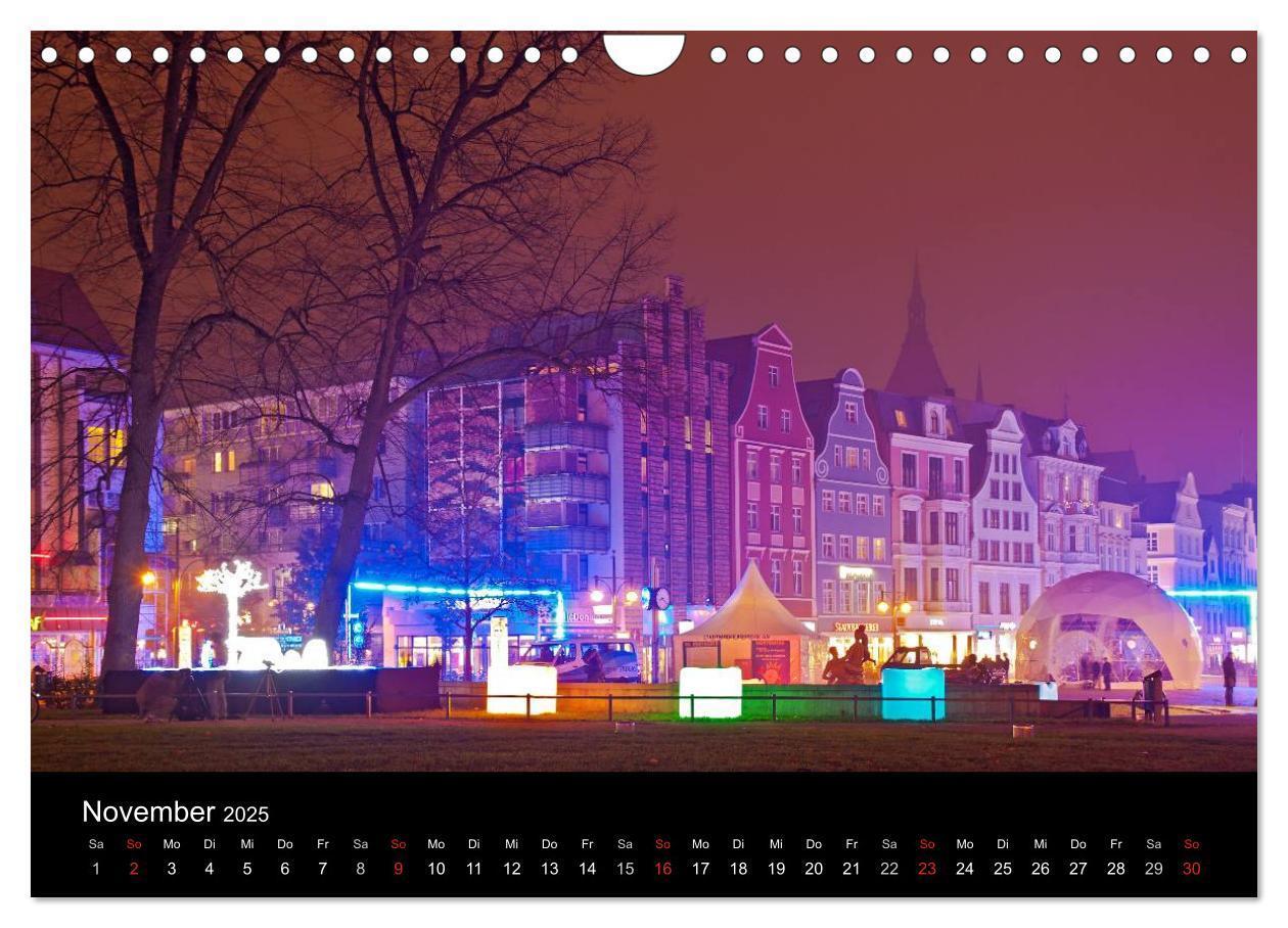 Bild: 9783435833733 | Rostock (Wandkalender 2025 DIN A4 quer), CALVENDO Monatskalender