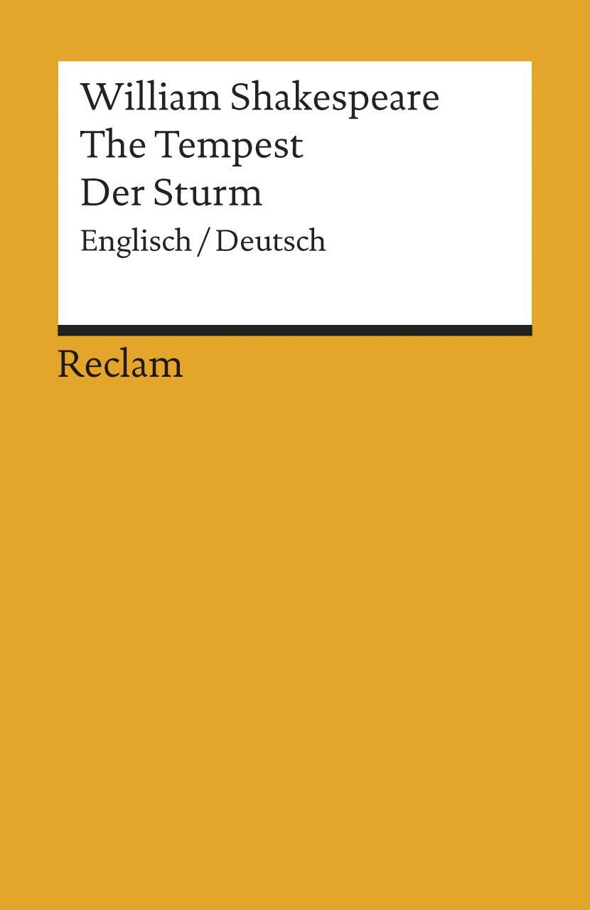Cover: 9783150079034 | Der Sturm | William Shakespeare | Taschenbuch | Deutsch | 2001