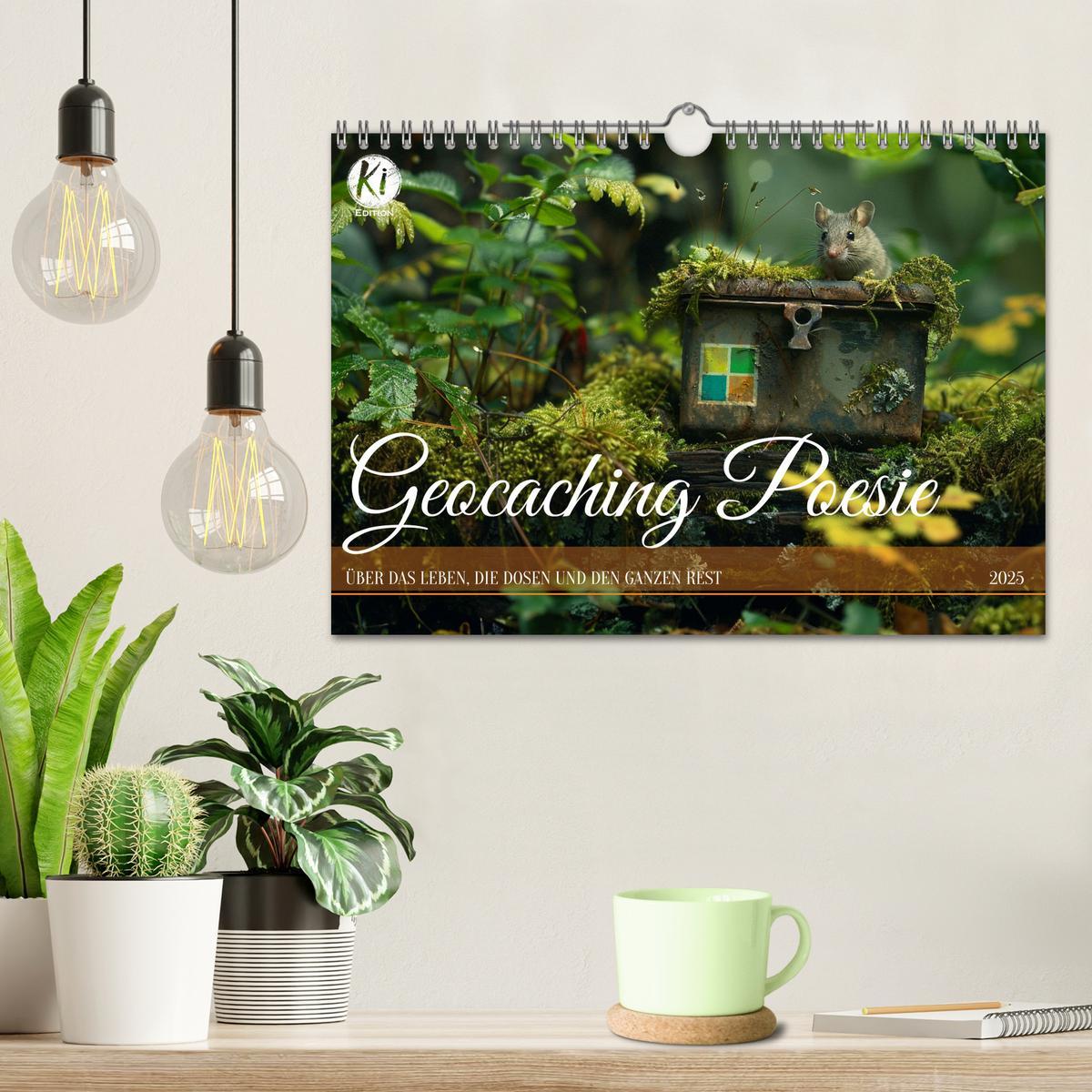 Bild: 9783435241514 | Geocaching Poesie (Wandkalender 2025 DIN A4 quer), CALVENDO...