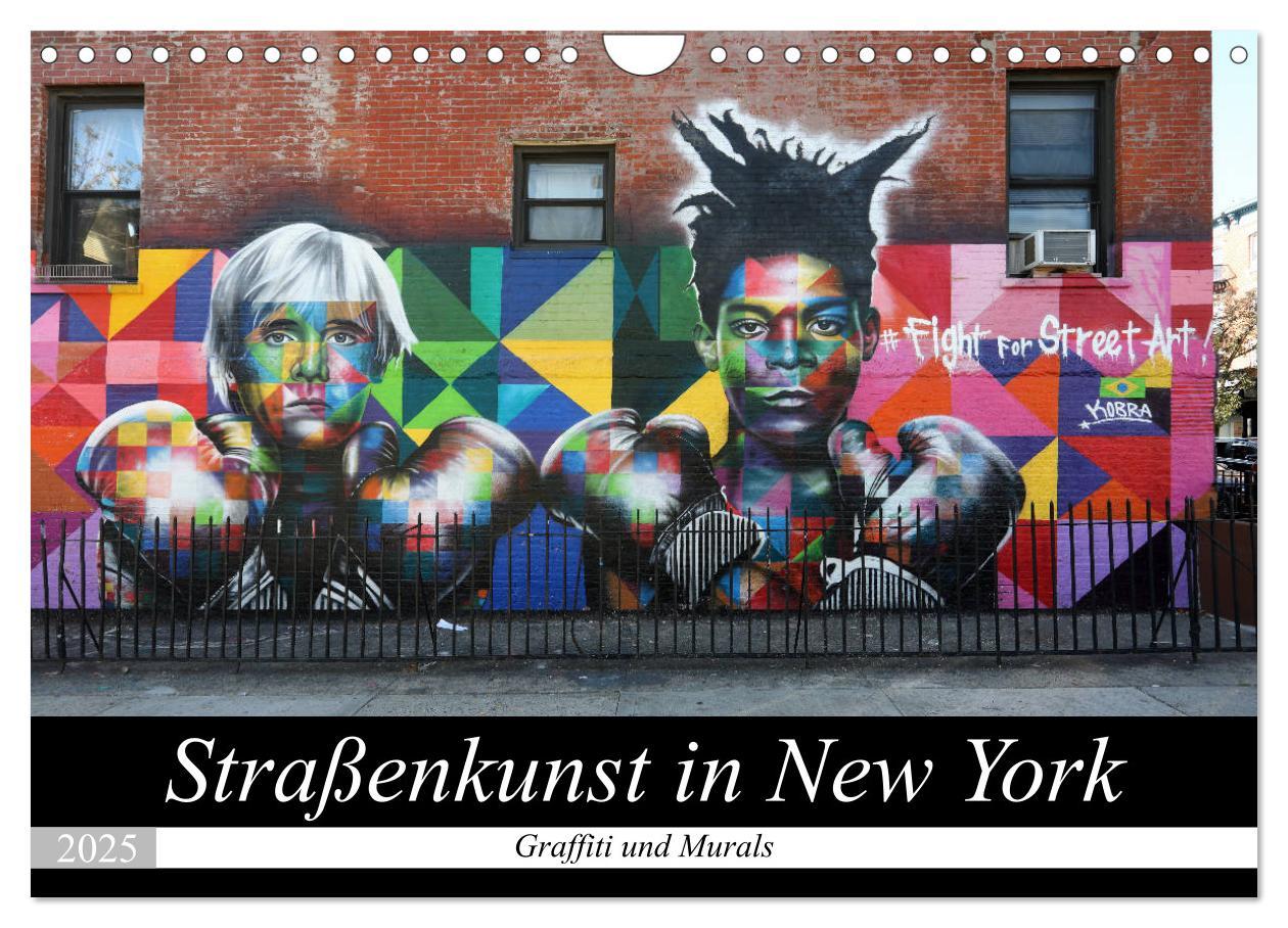 Cover: 9783435166800 | Straßenkunst in New York - Graffiti und Murals (Wandkalender 2025...