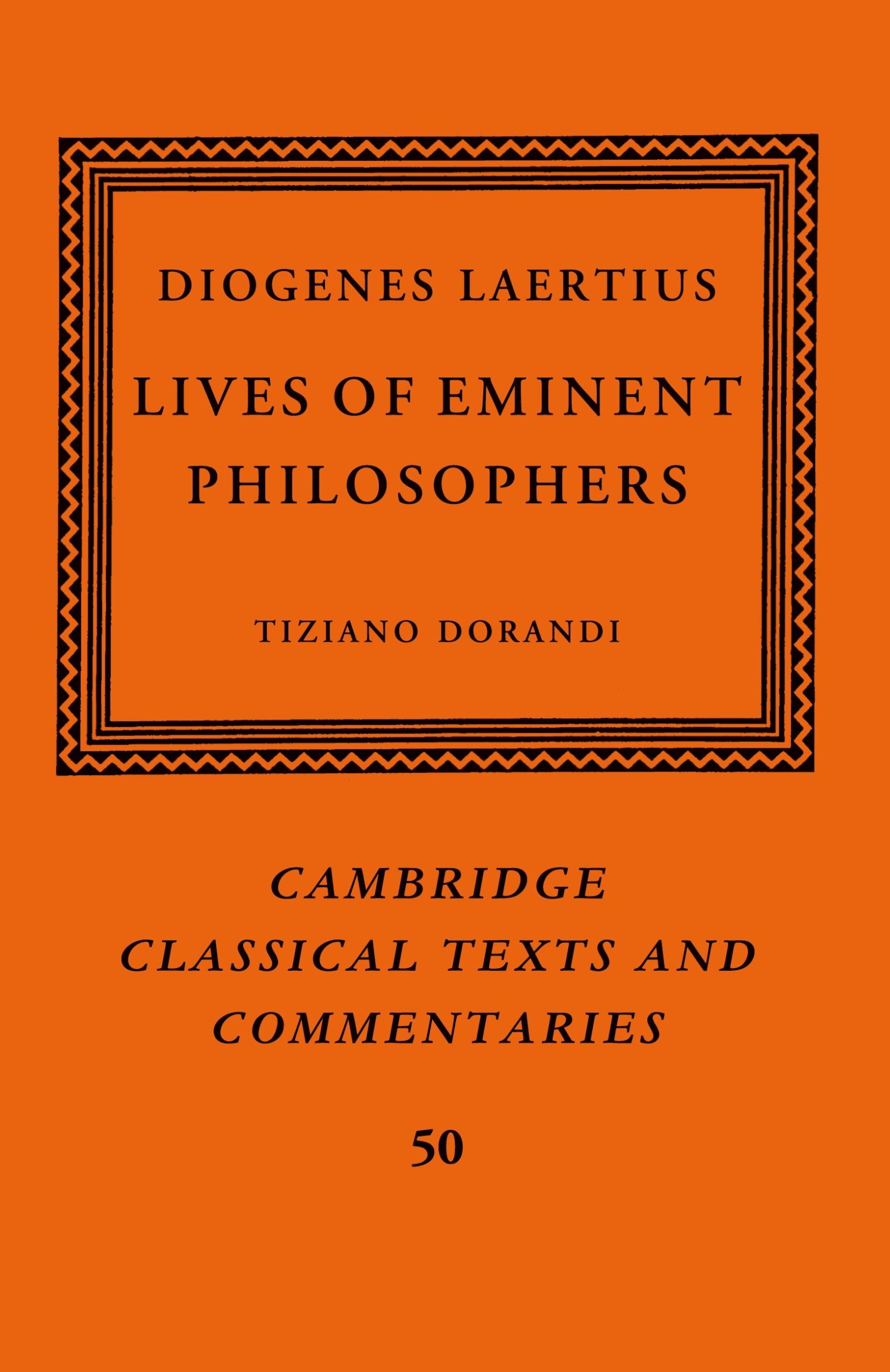 Cover: 9781316642856 | Diogenes Laertius | Lives of Eminent Philosophers | Tiziano Dorandi