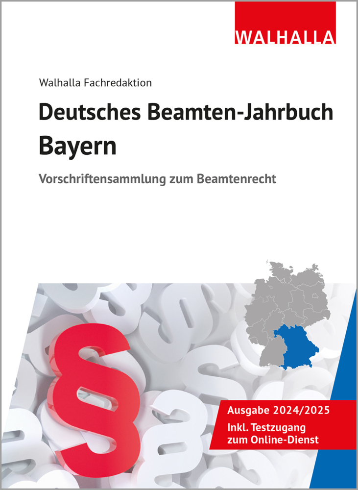 Cover: 9783802911354 | Deutsches Beamten-Jahrbuch Bayern 2024/2025 | Walhalla Fachredaktion