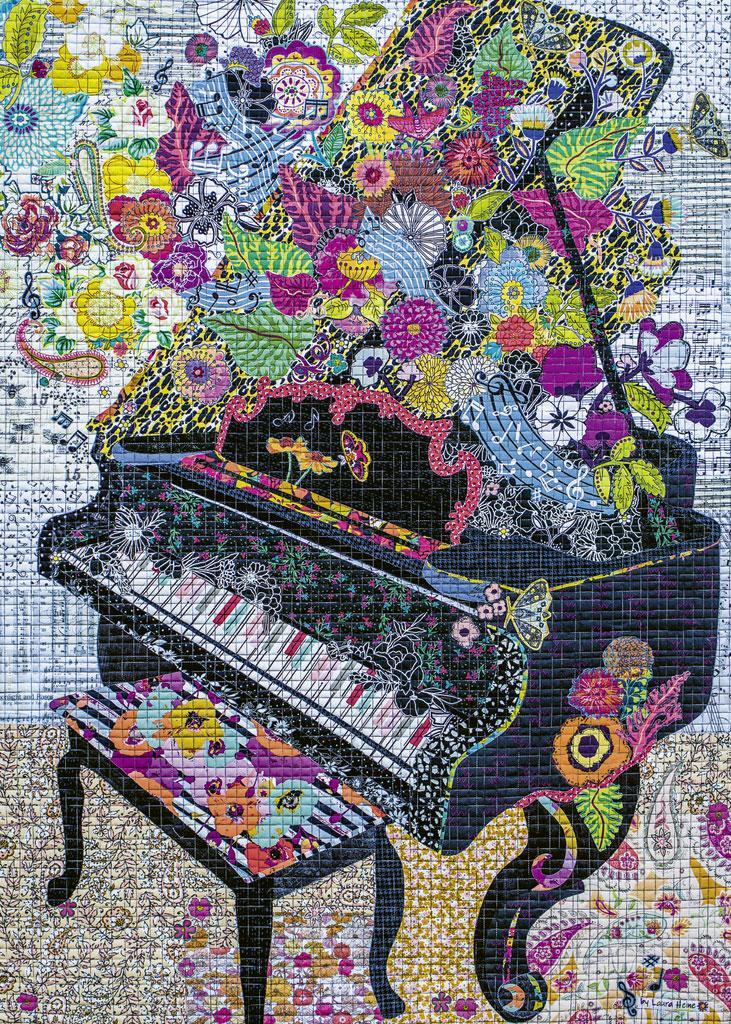 Bild: 4001689300265 | Sewn Piano Puzzle 1000 Teile | Laura Heine | Stück | 30026 | Deutsch