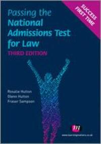 Cover: 9780857254856 | Passing the National Admissions Test for Law (LNAT) | Hutton (u. a.)