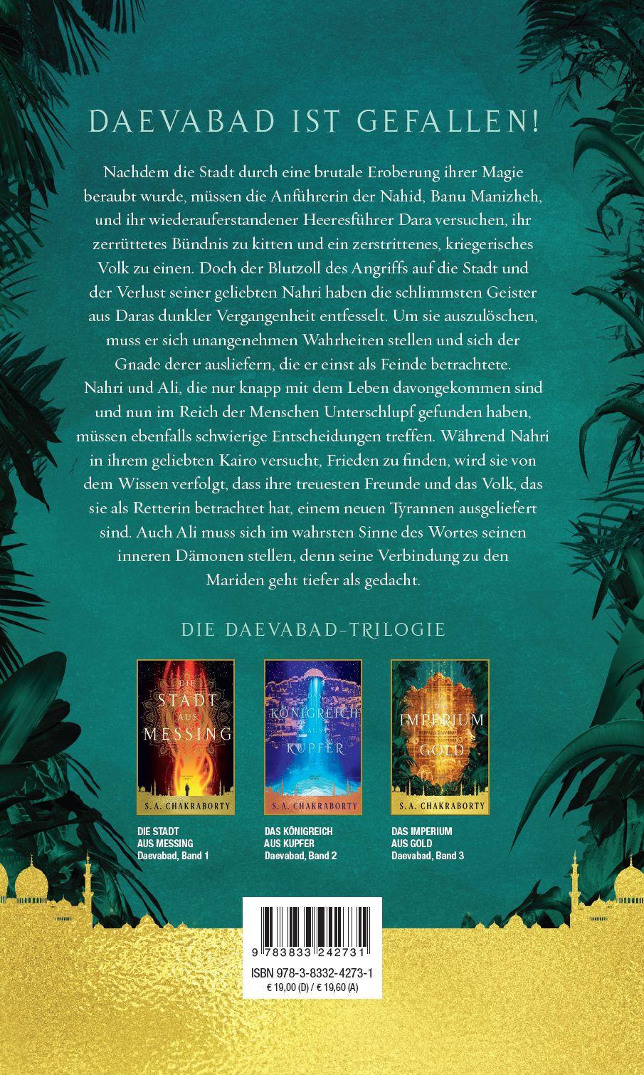 Rückseite: 9783833242731 | Das Imperium aus Gold | S. A. Chakraborty | Taschenbuch | Daevabad