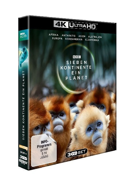 Bild: 4006448365974 | Sieben Kontinente - Ein Planet 4K, 3 UHD-Blu-ray | David Attenborough