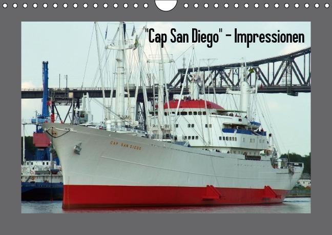 Cover: 9783660519181 | "Cap San Diego" - Impressionen (Wandkalender immerwährend DIN A4 quer)