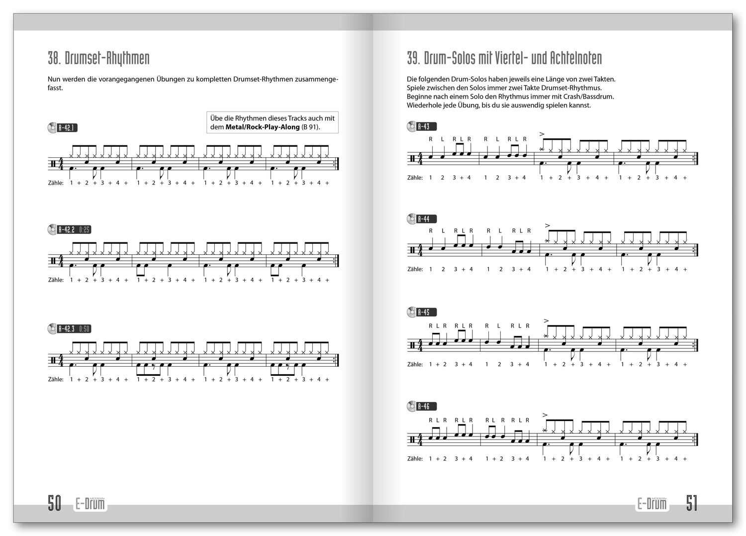 Bild: 9783802409899 | Modern E-Drum (CD) | Herbert Kraus | Taschenbuch | 96 S. | Deutsch