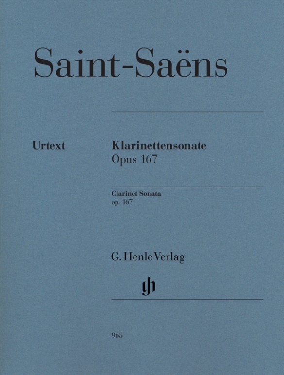 Cover: 9790201809656 | Saint-Saëns, Camille - Klarinettensonate op. 167 | Peter Jost | Buch