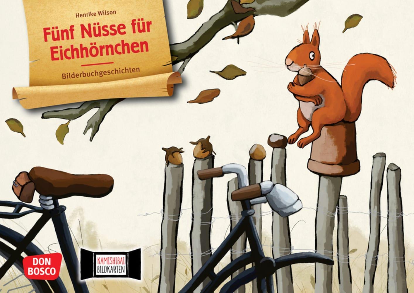 Cover: 4260179517020 | Fünf Nüsse für Eichhörnchen. Kamishibai Bildkartenset | Henrike Wilson