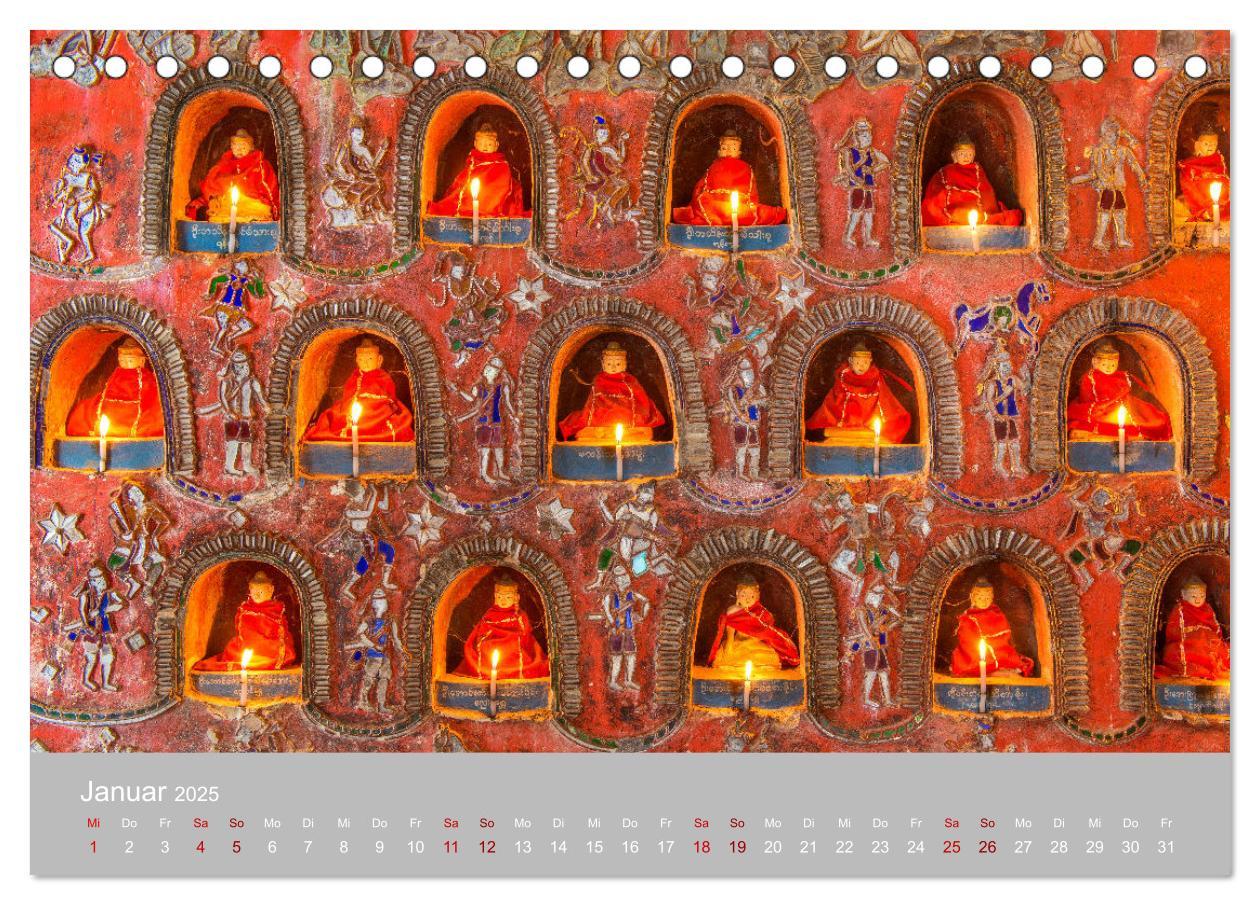 Bild: 9783383983252 | BUDDHA - Ein sanftes Lächeln (Tischkalender 2025 DIN A5 quer),...