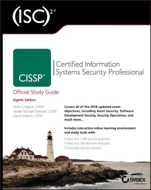 Cover: 9781119475934 | (ISC)2 CISSP Certified Information Systems Security Professional...