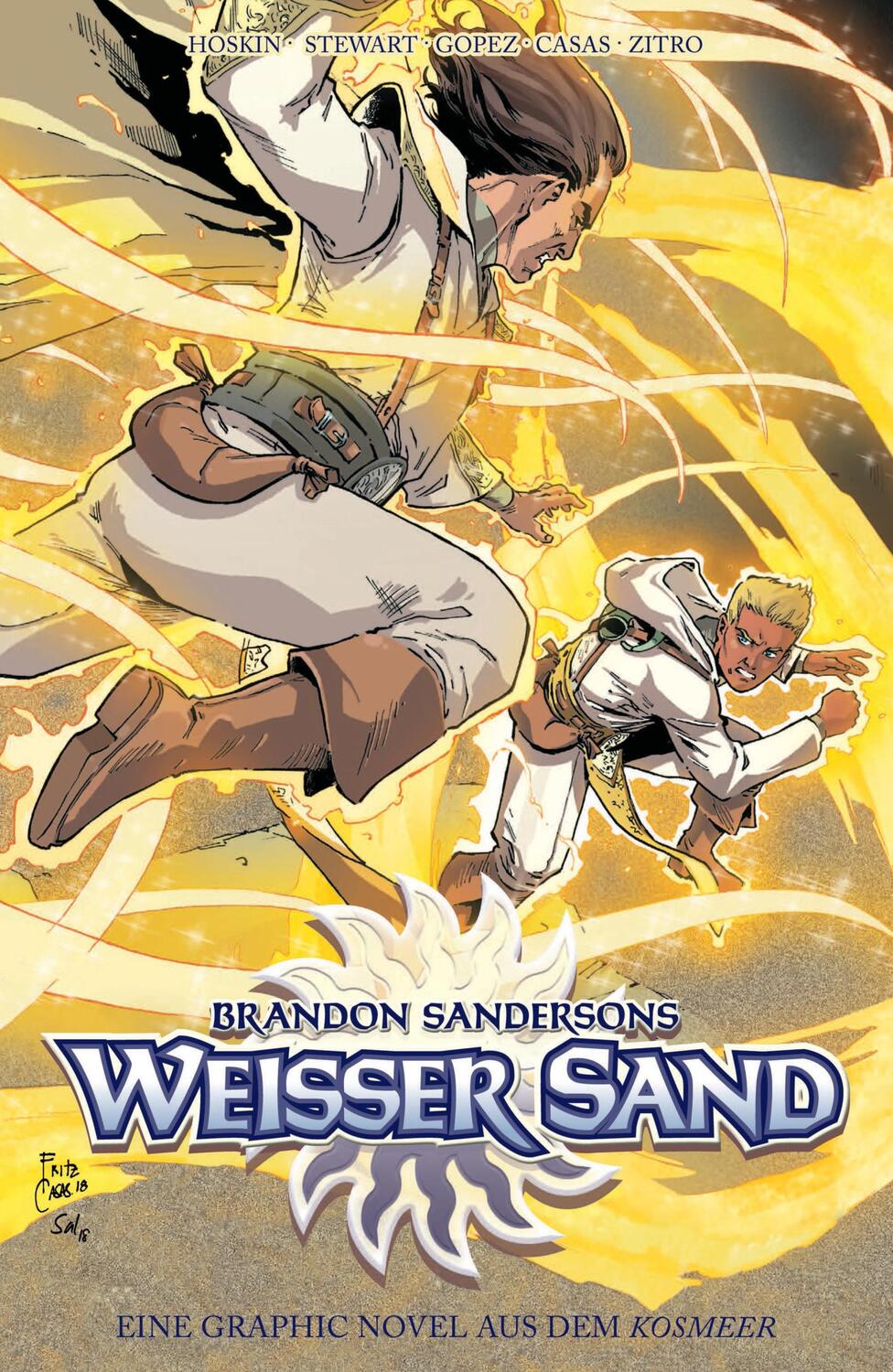Cover: 9783741633348 | Brandon Sandersons Weißer Sand - Eine Graphic Novel aus dem Kosmeer