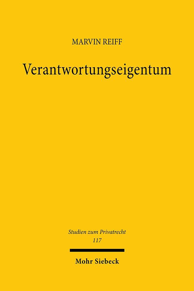 Cover: 9783161633485 | Verantwortungseigentum | Marvin Reiff | Taschenbuch | XXIV | Deutsch
