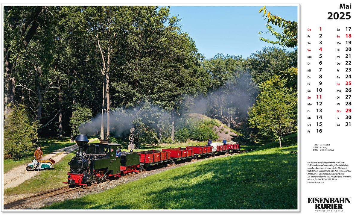 Bild: 9783844659399 | Feldbahnen 2025 | Kalender | 13 S. | Deutsch | 2025 | EK-Verlag