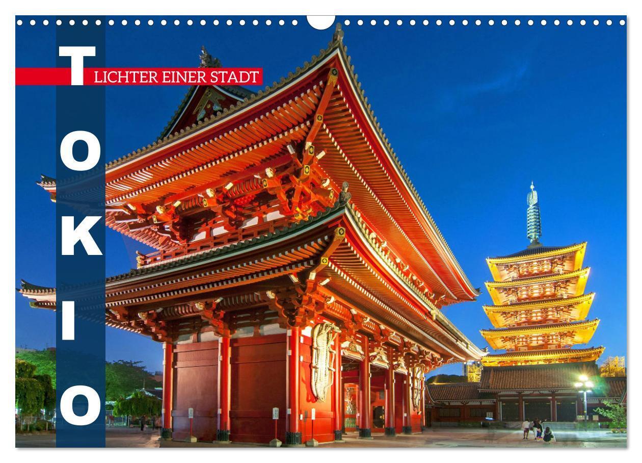 Cover: 9783675547292 | Tokio: Lichter einer Stadt (Wandkalender 2024 DIN A3 quer),...
