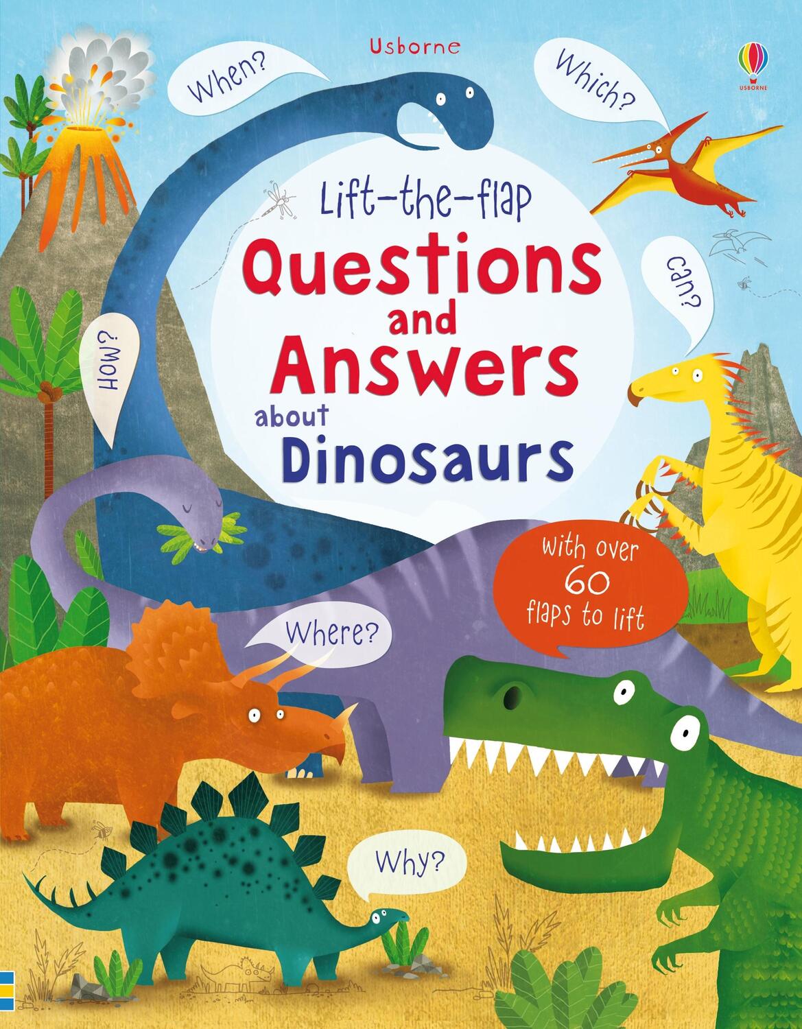 Cover: 9781409582144 | Lift-the-flap Questions and Answers about Dinosaurs | Katie Daynes