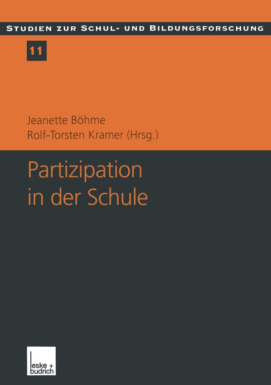 Cover: 9783810029423 | Partizipation in der Schule | Rolf-Torsten Kramer (u. a.) | Buch