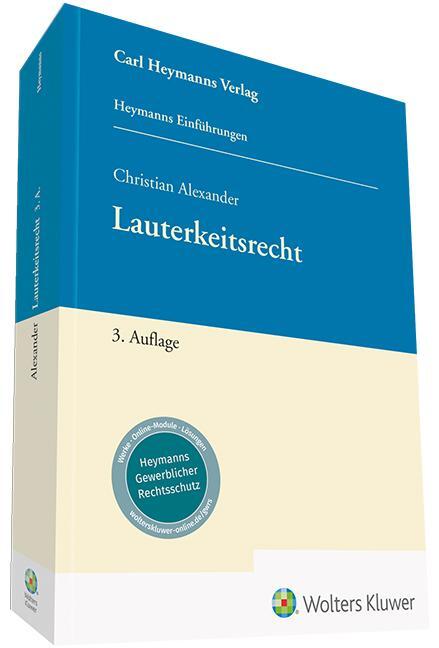Cover: 9783452298737 | Lauterkeitsrecht | Christian Alexander | Buch | XXXII | Deutsch | 2022