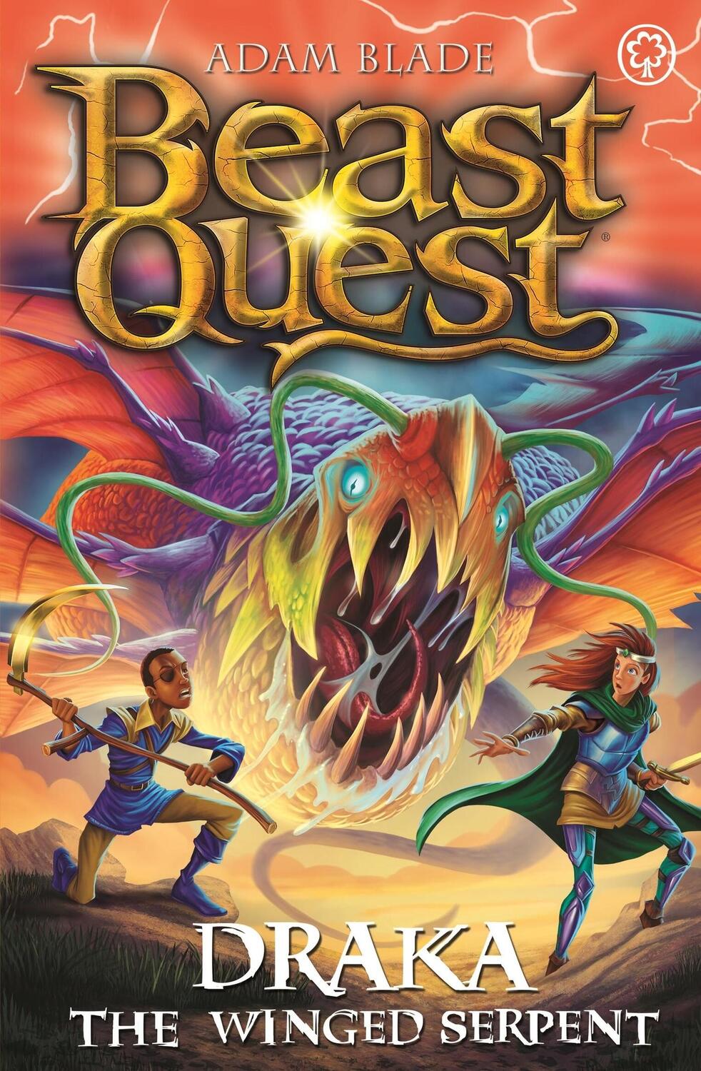 Cover: 9781408367469 | Beast Quest: Draka the Winged Serpent | Series 29 Book 3 | Adam Blade