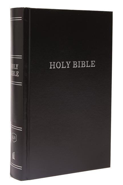 Cover: 9780718096793 | KJV, Pew Bible, Large Print, Hardcover, Black, Red Letter, Comfort...