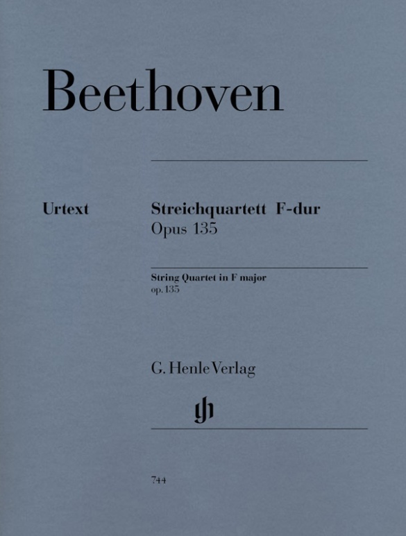 Cover: 9790201807447 | Ludwig van Beethoven - Streichquartett F-dur op. 135 | Cadenbach