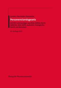 Cover: 9783801957360 | Personenstandsgesetz | Heribert Schmitz (u. a.) | Taschenbuch | 2023